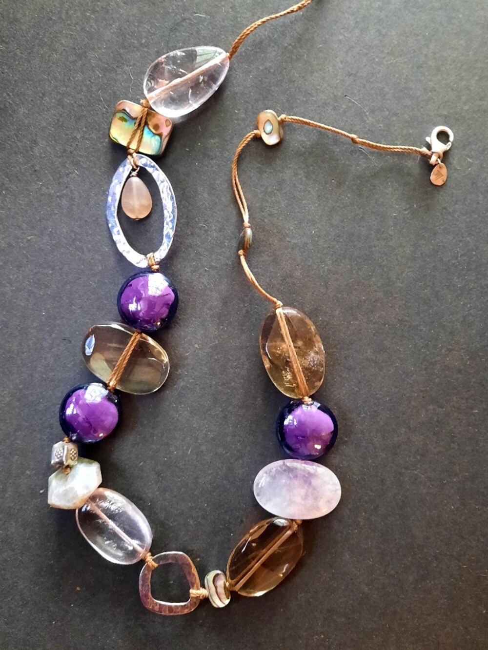 Silpada Purple Mixed Media Necklace**add matching Bracelet $5 off Set (Bundled)